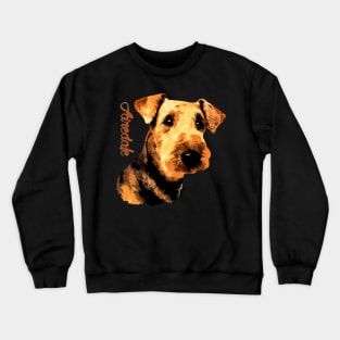 Airedale Terrier Portrait Crewneck Sweatshirt